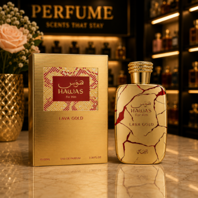 Picture of Rasasi Hawas Lava Gold EDP for Men 100ml