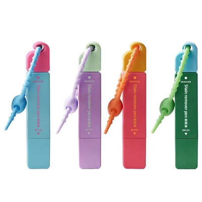 Picture of 2ml Stain Remover Pen With Brush Head Double Head Oil Remover Stick Instant Portable Emergency Stain Remover Household Cleaning
