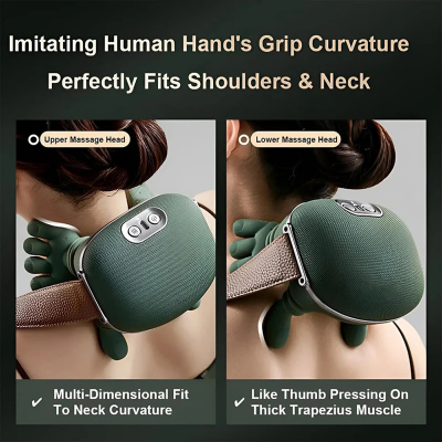 Picture of 2026 Bionic Neck Shoulder Massager N7 Kneading Massager Shawl 3-Level Modes Neck Cervical Waist Leg Body Muscles Massage Pillow