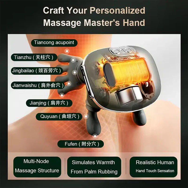 Picture of 2026 Bionic Neck Shoulder Massager N7 Kneading Massager Shawl 3-Level Modes Neck Cervical Waist Leg Body Muscles Massage Pillow
