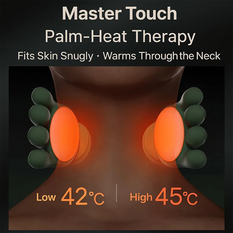 Picture of 2026 Bionic Neck Shoulder Massager N7 Kneading Massager Shawl 3-Level Modes Neck Cervical Waist Leg Body Muscles Massage Pillow