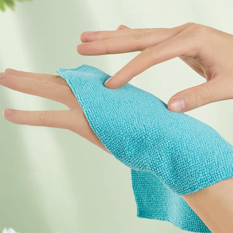 Picture of 20Pcs/box Microfiber Towel Absorbent Kitchen Cleaning Dishcloth Non-stick Oil Dish Rags Napkins Tableware Home Cleaning Towels