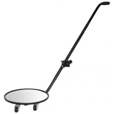 Picture of Shatterproof Convex Shaped Under Car Search Mirror-Black