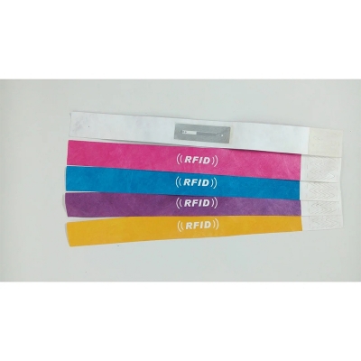 Picture of NFC Tyvek Wristband - One Time Use-Multicolor
