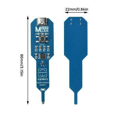 Picture of MaAnt Inductance Tester Motherboard Coil Tester Inductor Detector Repair Tool Electromagnetic Induction Quick Fault Check M093, Black