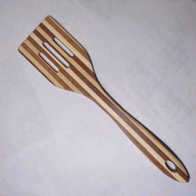 Picture of Environmental protection natural bamboo cooking tools bamboo shovel  spatula household kitchen tools-Brown