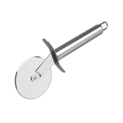 Picture of Pizza Cutter,Sandwich/Burger/Slicer/Multipurpose Cutter for Home, Kitchen, Restaurant roll Cutting Wheel Across,Easy to Clean,Wheel Pizza Cutter-Silver