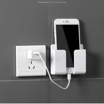 Picture of Wall Phone Holder Phone Holder Wall Mounted, Damage-Free Wall Mount for Smartphones, Cellphone Stand Charging Holder-Multicolor