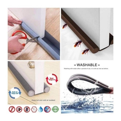 Picture of Under Door Draft Guard Stopper Reduce Noise Door Bottom Sealing Strip-Multicolor