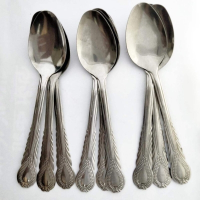Picture of Light Weight Table Spoon Set of 12 Pcs (Specially for Party/Caterers)-Silver