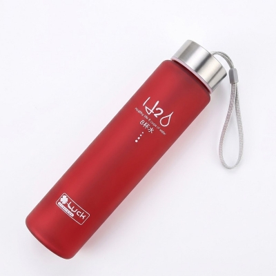 Picture of 280ML Sport Fruit Lemon Juice Drinking Bottle Infuser Clear Plastic Water Bottle-Multicolor
