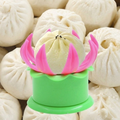 Picture of New 1Pcs Pastry Pie Steam Bun Dumpling Maker Mold Steamed Stuffed Bun Making Mold DIY Kitchen Cooking Tool-Green