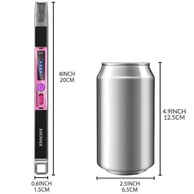 Picture of Electric Lighter for Candles and Stoves, Steel USB Rechargeable, 360° Flexible Plasma, Flameless Liter, Flexible Neck Arc Candle Gas Lighter