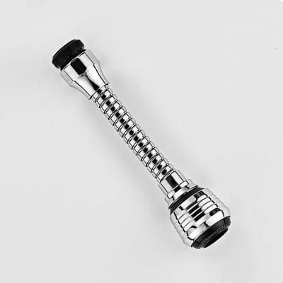 Picture of Turbo Flex 360° Faucet Sprayer – 1pcs Flexible Water Saving Nozzle – Stainless Steel Extension Tube – Jet Stream Adjustable Filter – Kitchen & Bathroom Sink Tap Extender