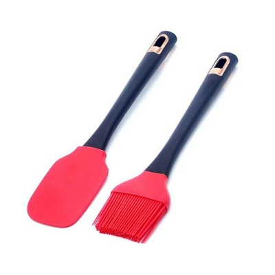 Picture of Silicon Brush And Spatula 2 In 1-Multicolor