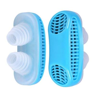 Picture of 2 in 1 Anti Snore Air Purifier Nose Breathing Apparatus Stop Snoring Devices Anti Snoring Nose Clip Night Sleeping Anti-snoring Device (1 Pcs)-Multicolor