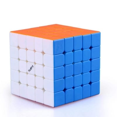 Picture of CuberSpeed-cube de vitesse sans autocollant, Mofangge Valk, noir 5 M 5x5-Multicolor