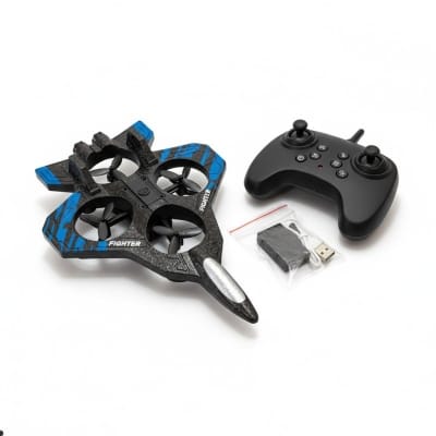 Picture of Buy high-quality Starfighter Remote Control Drone Plane with 2.4GHz technology, lightweight EPP foam material, stable altitude hold, 360-degree flip stunts, and rechargeable battery for kids and beginners seeking outdoor flying adventure today.