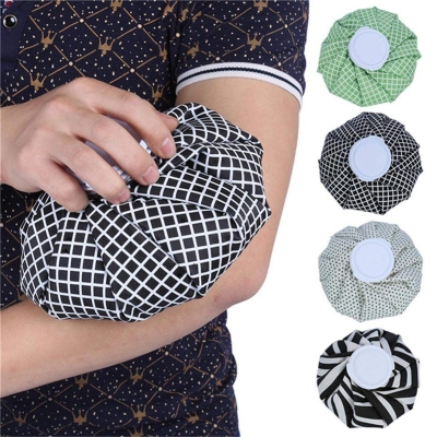 Picture of Pain Relief Hot Cold Therapy Reusable Ice Bag 9'' PVC Wrap Ice Pack reusable for Injury-Multicolor
