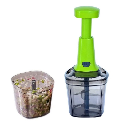 Picture of Plastic Mix Color Vegetables Chopper 1100 Ml, For Kitchen Usage-Multicolor