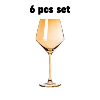 Picture of CRYSTAL cock GLASS, S83BG45HP, 440 ML 6 pcs set-Yellow