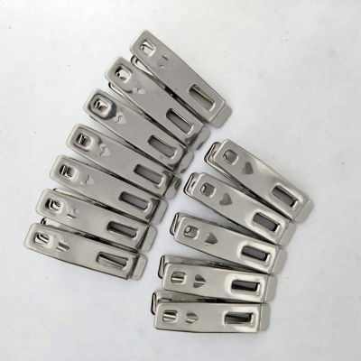 Picture of Cloth Clips | Cloth Hanging Pins | Cloth Drying Clips | Clothes Pegs | Clothes Clips (Set of 20) - Hanger-Silver