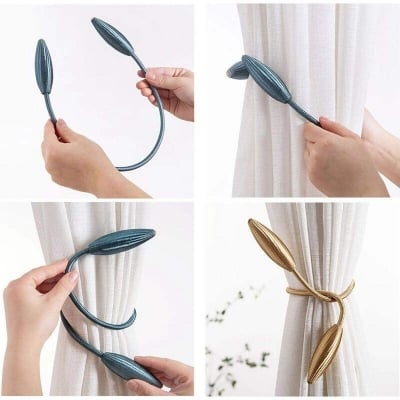 Picture of Curtain Tiebacks Random Modelling Curtain Holdbacks Drapery 2PCS-Multicolor