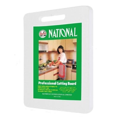 Picture of Food Grade Vegetable Cutting Board Chopping Board with Handle for Kitchen (12*8)-White