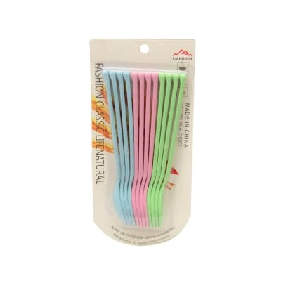 Picture of Plastic Spoon Set 12 Pieces-Multicolor