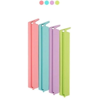 Picture of Food Sealing Clips Pack Fresh-Keeping Clamp Sealer For Kitchen Food Storage Bags 12 Pcs Set - Kitchen Rack - Kitchen Rack - Kitchen Rack-Multicolor