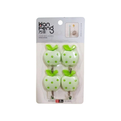 Picture of Wan Feng Strong Hook Green (4 pcs set)-Multicolor