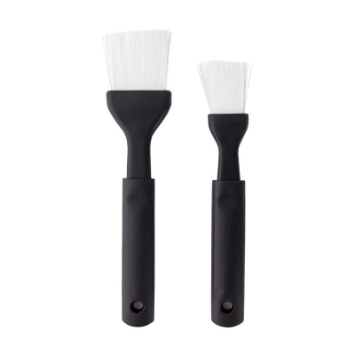 Picture of Plastic Basting Brush Black Food Grade Pastry Brush Set Heat Resistant Sauce Kitchen Brush for Baking and Cooking Pack of 2 - Kitchen Accessories-Black