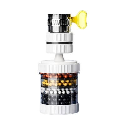 Picture of 1 pcs 6 Layers Water Filter Tap Purifier 360Degree Rotation Water Saving Bubbler Universal Faucet Tap Filter for Home Kitchen Bathroom