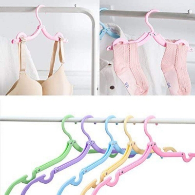 Picture of 1 Pcs Travel Hangers - Portable Folding Clothes Hanger-Multicolor