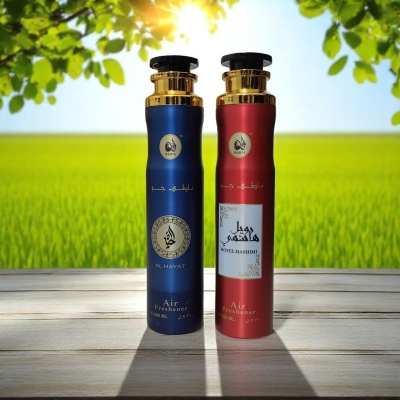 Picture of Hadia Air Freshener AL HAYAT & ROYEL HASHIMI Combo | 2pcs | 300ml Arabic Room Spray