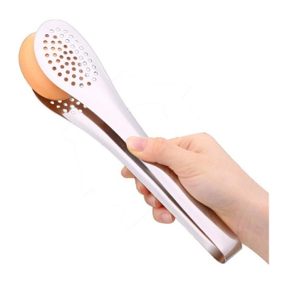 Picture of Barbecue Clip Stainless Steel Kitchen Tongs Kitchen Tongs for Cooking, Barbecue Kitchen Dining Bar - Kitchen Accessories-Silver