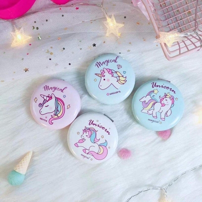 Picture of MIRROR Portable Compact Mirror Foldable Makeup Mirror-Multicolor