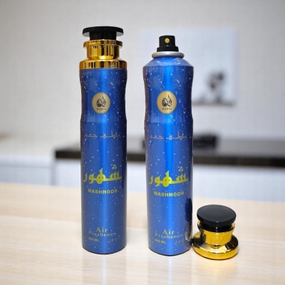 Picture of Hadia Mashhoor Air Freshener – 2pcs 300ml Arabic Scent Spray for Home, Shop, or Car