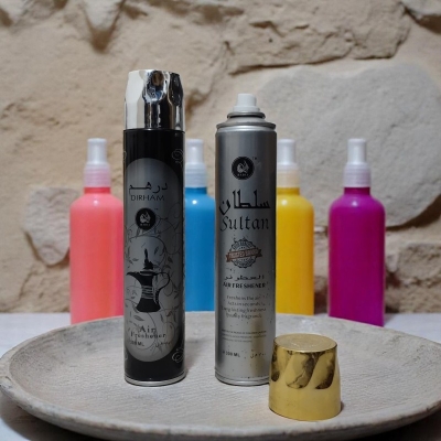 Picture of Hadia Sultan & Dirham Combo Arabic Air Freshener 2pcs 300ml Long Lasting Scent for Home & Office
