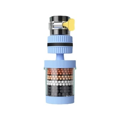Picture of 6 Layers Water Filter Tap Purifier 360Degree Rotation Water Saving Bubbler Universal Faucet Tap Filter for Home Kitchen Bathroom
