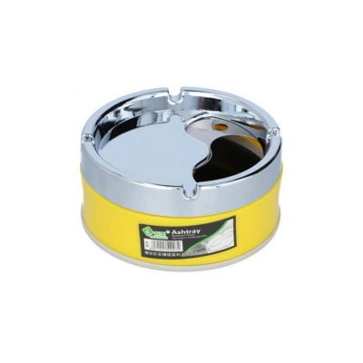 Picture of Hight quality stainless stel perfect  ashtray for home offish-Yellow
