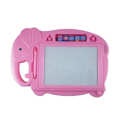 Picture of My Elephant Drawing Board Slate White Board for Kids with More Accessories-Multicolor