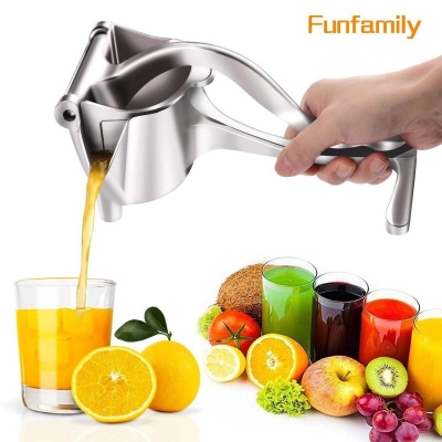 Picture of Manual Juice Squeezer Aluminum Alloy Hand Pressure Orange Juicer Pomegranate Lemon Squeezer Kitchen Accessories-Silver