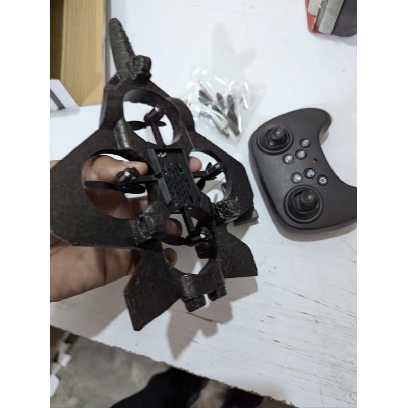 Picture of Buy high-quality Starfighter Remote Control Drone Plane with 2.4GHz technology, lightweight EPP foam material, stable altitude hold, 360-degree flip stunts, and rechargeable battery for kids and beginners seeking outdoor flying adventure today.