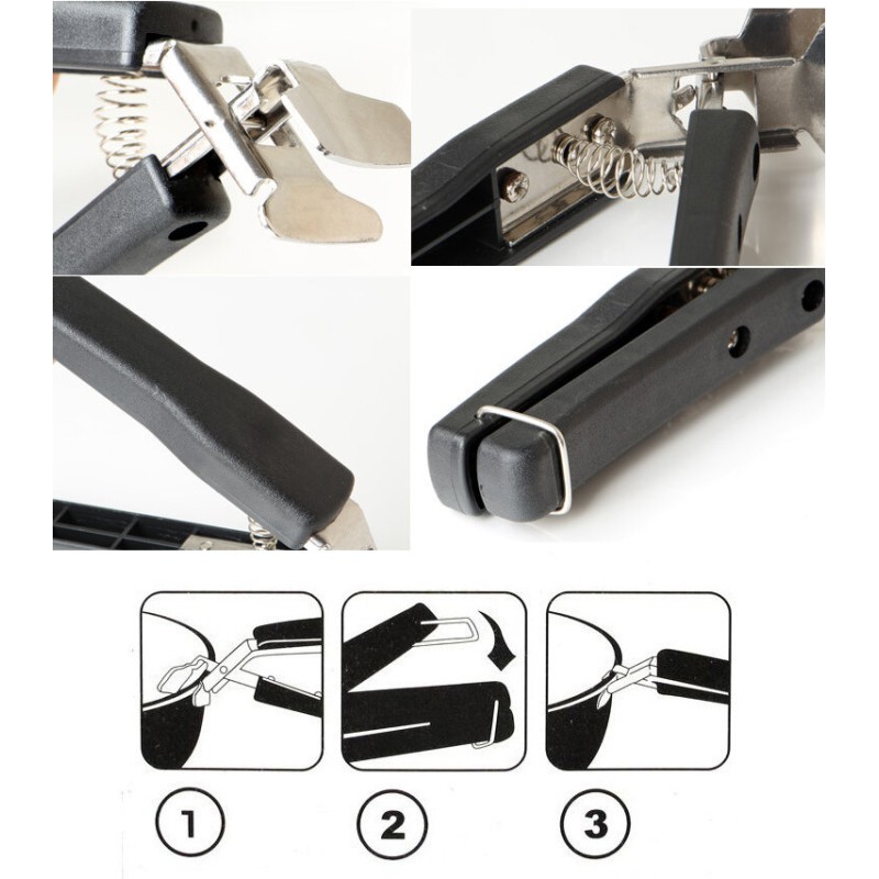 Picture of Stainless Steel+Pp+Silicone Hot Bowl Clamp, Used To Remove The Hot Bowl From The Steamer Kitchen Tool ( - Lemon Squeezer-Multicolor