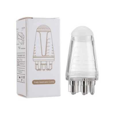 Picture of 1pcs Hair Oil Applicator Comb, Smooth Root Comb Applicator Bottle For Scalp Oil, Anti Hair Loss Lotion Dispenser, Anti-Leak, 6Ml Scale Control, Salon Care, Oily/Greasy Hair 6 ml