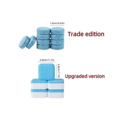 Picture of 10 pcs upgrade Washing Machine Cleaner White Count Powder Tablets Fresh Washing