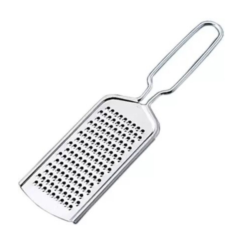 Picture of Multifunctional Stainless Steel Rectangular Cheese Grater Chocolate Lemon Fruit Peeler Durable Kitchen Gadget-Silver