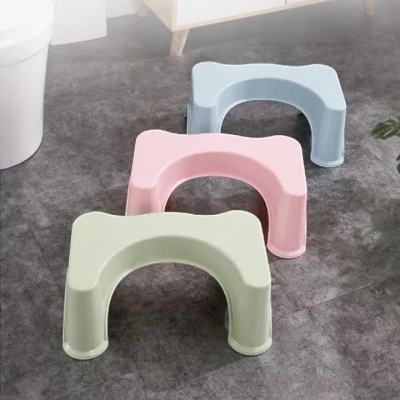 Picture of Ergonomic Plastic Toilet Stool for Better Posture Alleviates Constipation and Bloating with Durable Non-Slip Footrest Design Perfect for Adults Children and Pregnant Women in Modern Bathrooms to Ensure Proper Health Relief.