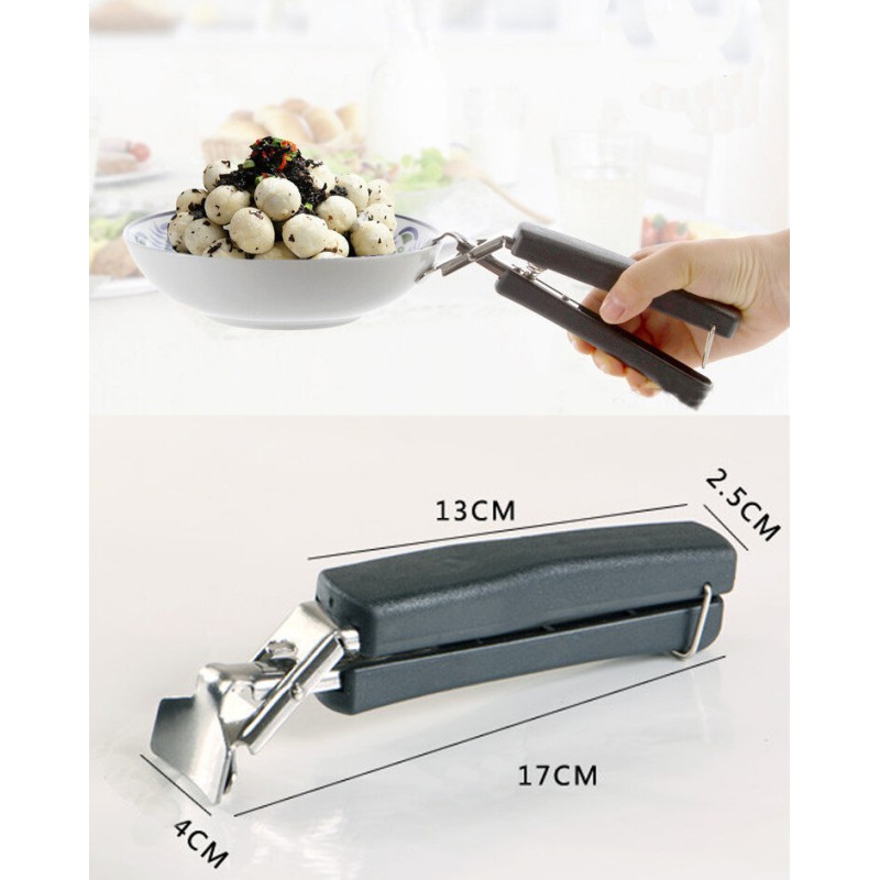 Picture of Stainless Steel+Pp+Silicone Hot Bowl Clamp, Used To Remove The Hot Bowl From The Steamer Kitchen Tool ( - Lemon Squeezer-Multicolor